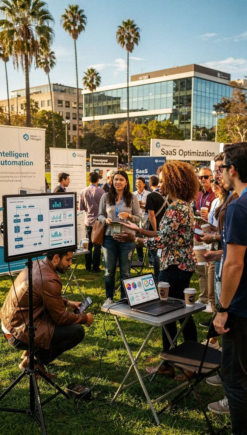 Infographic illustrating step-by-step software automation strategies for improving workflow efficiency.